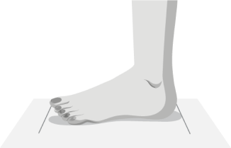 Guia para medir os pés